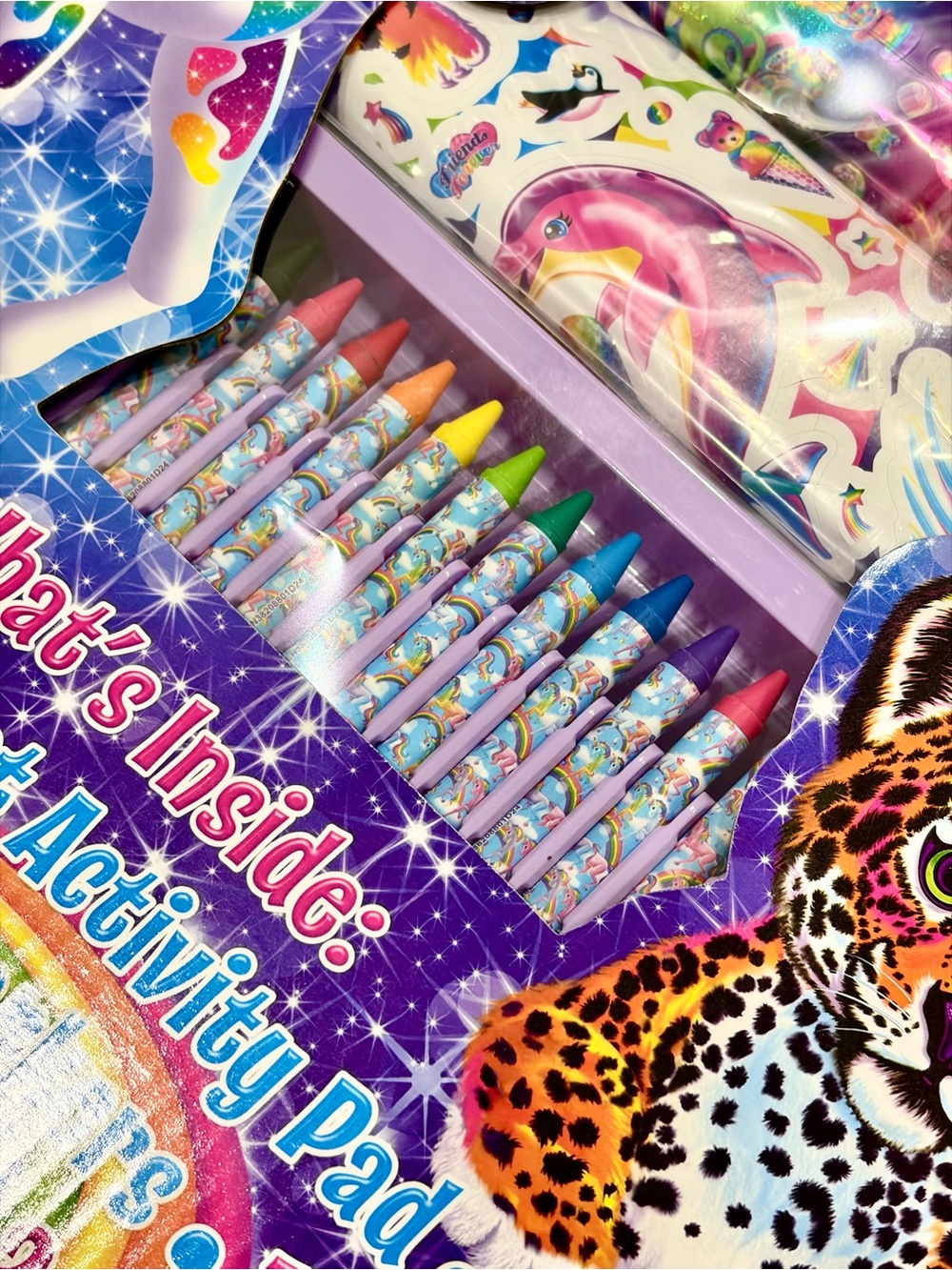 ✨ Lisa Frank Giant Art & Activity Set 🦄 100% FULLY INTACT! ✨ - Picture 4 of 10